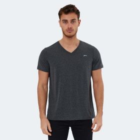 Slazenger Rıvaldo Koyu Gri Erkek T-shirt