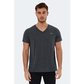 Slazenger Rıvaldo Koyu Gri Erkek T-shirt