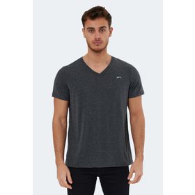 Slazenger Rıvaldo Koyu Gri Erkek T-shirt