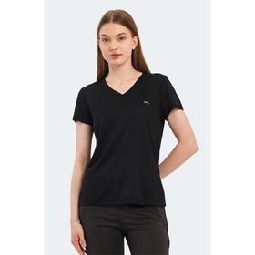 Slazenger River Siyah Kadın T-shirt