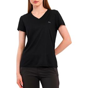 Slazenger River Siyah Kadın T-shirt