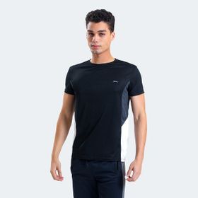 Slazenger Ryan Siyah Koyu Gri Erkek T-shirt