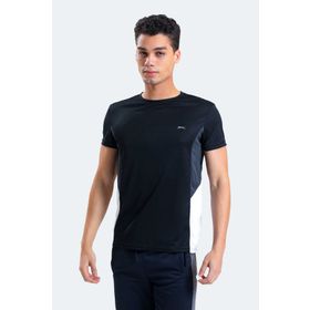 Slazenger Ryan Siyah Koyu Gri Erkek T-shirt