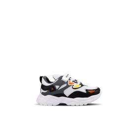 Slazenger SA10LF016 Kajal Beyaz Siyah Erkek Çocuk Spor Ayakkabı
