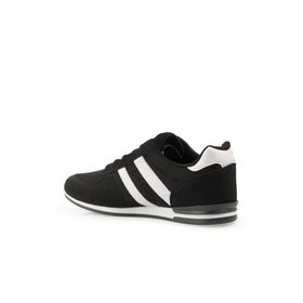 Slazenger SA12LE350 Omega Siyah Beyaz Erkek Sneaker Ayakkabı