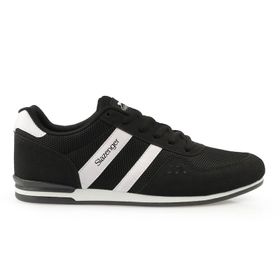 Slazenger SA12LE350 Omega Siyah Beyaz Erkek Sneaker Ayakkabı