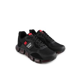 Slazenger SA13RE181-506 Zaınan Siyah Kırmızı Erkek Sneaker Ayakkabı