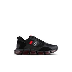 Slazenger SA13RE181-506 Zaınan Siyah Kırmızı Erkek Sneaker Ayakkabı