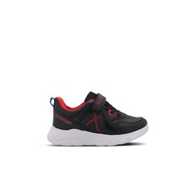 Slazenger SA23LP017 Vacation I Siyah Kırmızı Unisex Çocuk Sneaker Ayakkabı