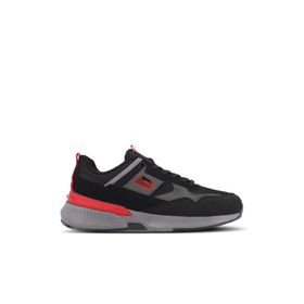 Slazenger SA23RE106 Postman I Siyah Kırmızı Erkek Sneaker Ayakkabı