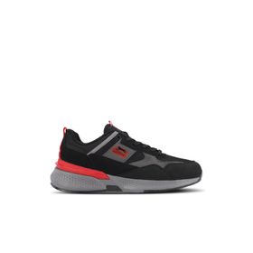 Slazenger SA23RE106 Postman I Siyah Kırmızı Erkek Sneaker Ayakkabı