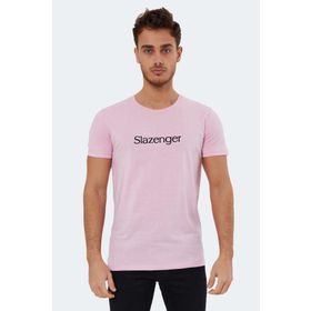 Slazenger Sabe Açık Pembe Erkek T-shirt