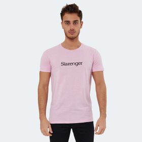 Slazenger Sabe Açık Pembe Erkek T-shirt