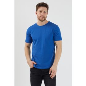 Slazenger Sander KTN Saks Mavi Erkek T-shirt