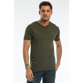 Slazenger Sargon Koyu Yeşil Erkek T-shirt