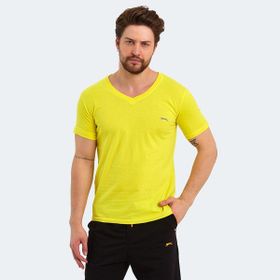Slazenger Sargon KTN Açık Sarı Erkek T-Shirt