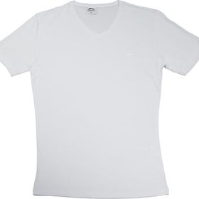 Slazenger Sargon KTN Beyaz Büyük Beden Erkek Kısa Kol T-Shirt