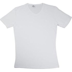 Slazenger Sargon KTN Beyaz Büyük Beden Erkek Kısa Kol T-Shirt