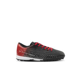 Slazenger Score I HS Siyah Kırmızı Futbol Erkek Çocuk Halı Saha Ayakkabı