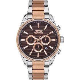 Slazenger SL.09.2111.2.03 Çelik Rose Gold Gri 45 mm Erkek Kol Saati