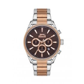 Slazenger SL.09.2111.2.03 Çelik Rose Gold Gri 45 mm Erkek Kol Saati
