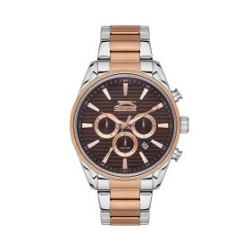 Slazenger SL.09.2111.2.03 Çelik Rose Gold Gri 45 mm Erkek Kol Saati