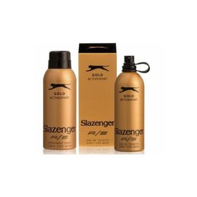 SLAZENGER Slazenger Gold Erkek Parfüm Seti 125 Ml + Deodorant 150 Ml