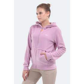 Slazenger Sofal I Lila Kadın Polar Sweatshirt