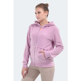 Slazenger Sofal I Lila Kadın Polar Sweatshirt