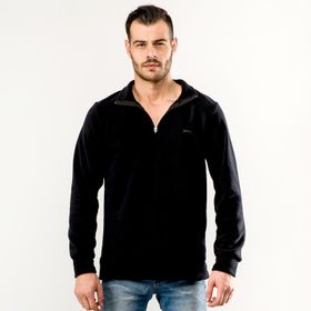 Slazenger Solid I Siyah Erkek Sweatshirt