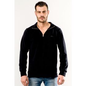 Slazenger Solid I Siyah Erkek Sweatshirt