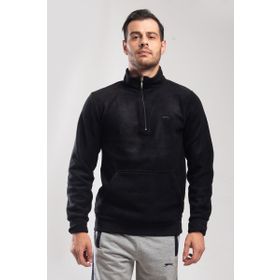 Slazenger Solid I Siyah Erkek Sweatshirt