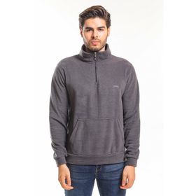 Slazenger Solid Koyu Gri Erkek Sweatshirt