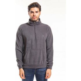 Slazenger Solid Koyu Gri Erkek Sweatshirt