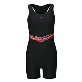 Slazenger SP Boyleg LD43 Siyah Fuşya Kadın Mayo