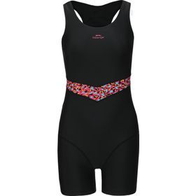 Slazenger SP Boyleg LD43 Siyah Fuşya Kadın Mayo