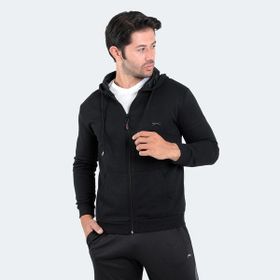 Slazenger Squat Siyah ST12WE260 Erkek Sweatshirt