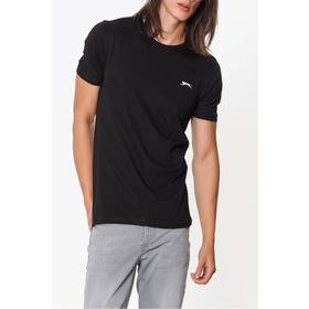Slazenger ST10TE020 Sander Siyah Erkek T-shirt