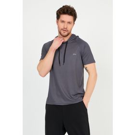 Slazenger ST12TE312 Ragna I Koyu Gri Erkek T-shirt