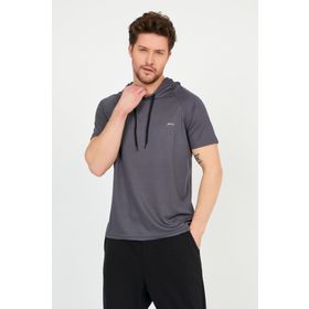 Slazenger ST12TE312 Ragna I Koyu Gri Erkek T-shirt
