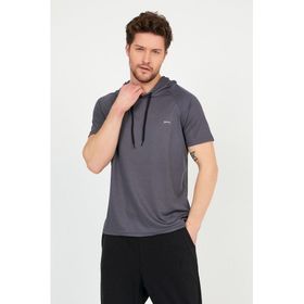 Slazenger ST12TE312 Ragna I Koyu Gri Erkek T-shirt