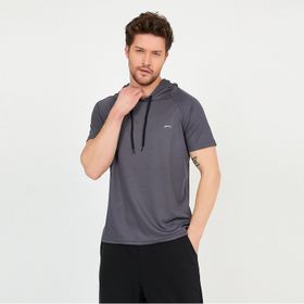 Slazenger ST12TE312 Ragna I Koyu Gri Erkek T-shirt