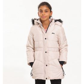 Slazenger ST21JC005 10 Yaş Bej Candy Kız Çocuk Mont&Kaban