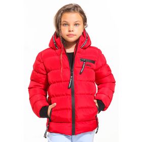 Slazenger ST21JC008 Captain Kırmızı Unisex Çocuk Mont