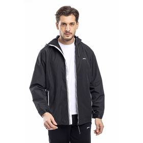 Slazenger ST21JE060-500 Ofans Siyah Erkek Yağmurluk