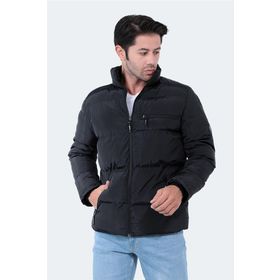 Slazenger ST22JE022-500 Siyah Naldo Erkek Mont