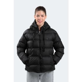 Slazenger ST22JK001 Siyah Brenda Kadın Mont