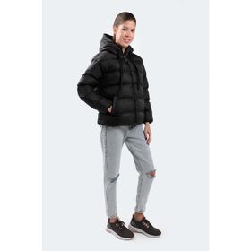 Slazenger ST22JK001 Siyah Brenda Kadın Mont