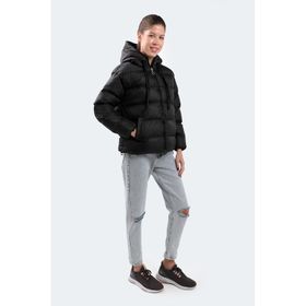Slazenger ST22JK001 Siyah Brenda Kadın Mont