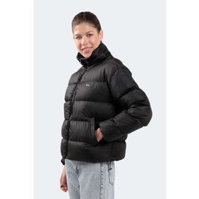 Slazenger ST22JK002-500 Bailey Siyah Kadın Mont